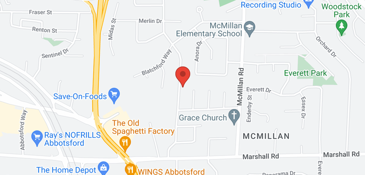 map of 2182 GUILFORD DRIVE